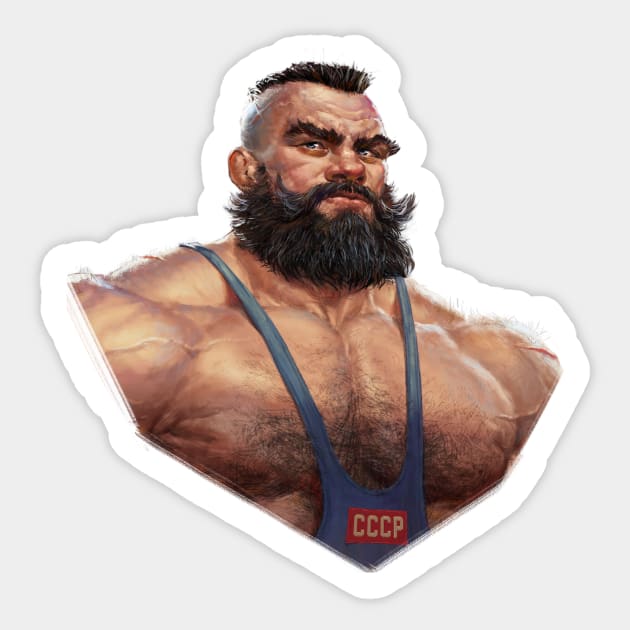 Zangief Sticker by nikitanv